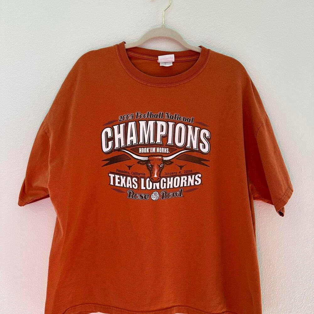 2005 Texas Longhorns Rose Bowl Tee - Size XXL